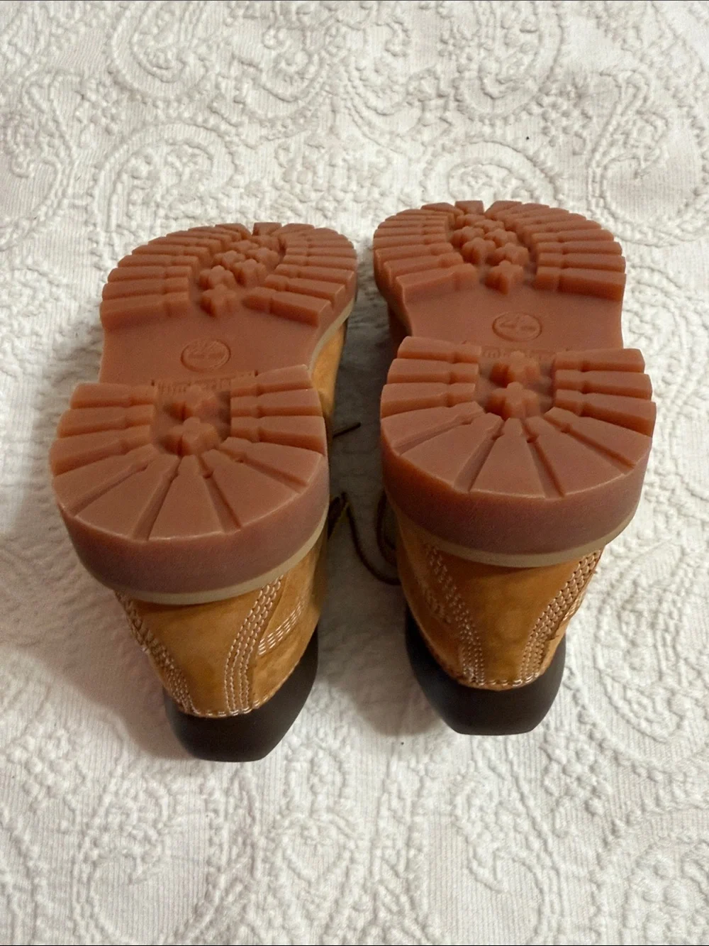 Timberland Boots Kids Size 10 (Toddler) Rust-Brown Lug Sole Lace Up Boot